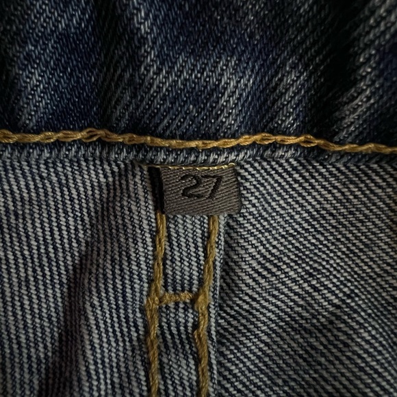 Carmar Juliet Jeans Relaxed Fit High Rise Non-Stretch Reflective Stripes Size 27 - Picture 7 of 8